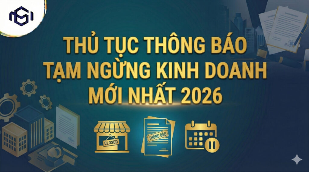THỦ TỤC THÔNG BÁO TẠM NGỪNG KINH DOANH MỚI NHẤT 2026