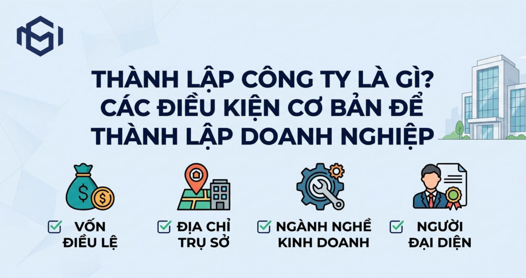 Giải đáp chi tiết thành lập công ty là gì? Cập nhật ngay các điều kiện cơ bản để thành lập doanh nghiệp hợp pháp, nhanh chóng và tiết kiệm chi phí. Xem ngay!